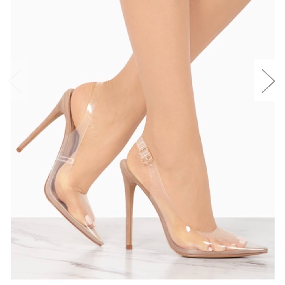 Miss Lola Clear Pumps